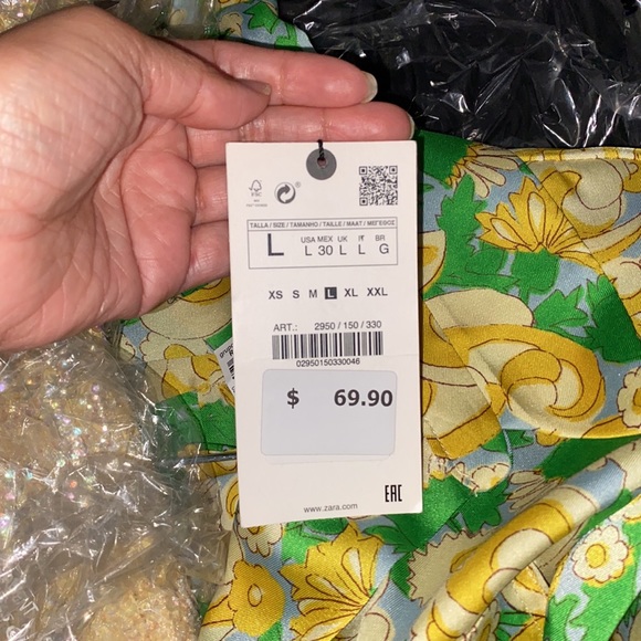 Zara Multicolored Printed Set - Picture 6 of 7